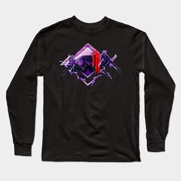 Skrillex Long Sleeve T-Shirt by rozapro666